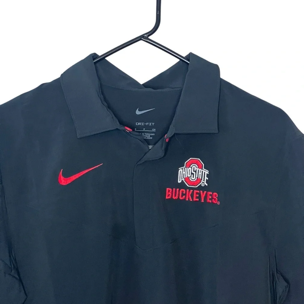 NWT Nike Ohio State Buckeyes On Field Dri-Fit Polo Mens Small - Picture 2 of 7